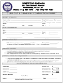 Curb Cut & Driveway Connection Permit