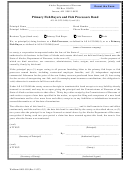 Form 0405-599 - Promary Fish Buyers And Fish Processors Bond