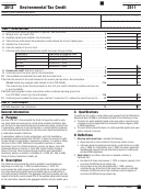 Form 3511 - Environmental Tax Credit - 2012