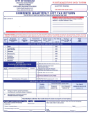 Combined Quarterly City Of Hoquiam Tax Return Form