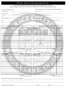 Home School Transcript Form - Grace College Admissions - Winona Lake, Indiana