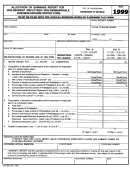 Form 83-t-320 - Allocation Of Earnings Report For Non-resident Employees/non-reimbursable Business Expence Report Form - 1999