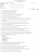 Corporate Unitary Questionnaire - Audit Division