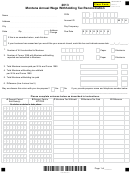 Form Mw-3 - Montana Annual Wage Withholding Tax Reconciliation - 2013