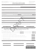 Form 1811cc 0701 Draft With Instructions - Certification Of Unused Delaware Historic Preservation Tax Credits - 2005