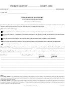 Form 13.0 - Fiduciary's Account - Ohio