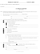 Form 17.7 - Guardian's Report - Ohio
