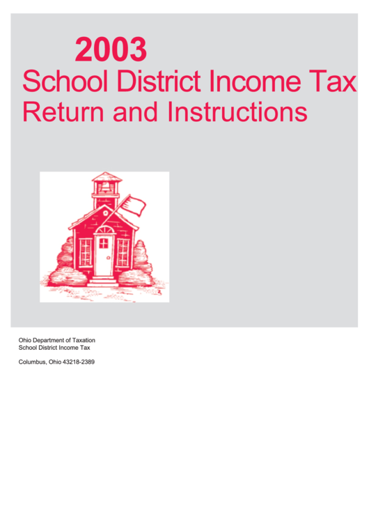 Form Sd-40p - School District Income Tax Payment Voucher - 2003 Printable pdf