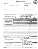 Lease Tax Return - City Of Birmingham Printable pdf
