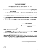 Form Abc-280-9 - Certification By Licensee Of Members Of The Club