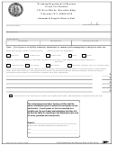 Form 102 - Statement Of Usage For Power Or Fuel - Wyoming Department Of Revenue 1998