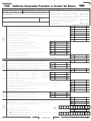 Form 100 - California Corporation Franchise Or Income Tax Return - 1999