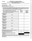 Form Nj-2450 - Employee's Claim For Credit For Excess Ui/hc/wd And Disability Contributions For Calendar Year 1999
