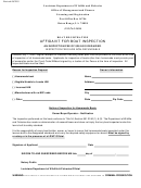 Affidavit For Boat Inspection - Louisiana Department Of Wildlife And Fisheries