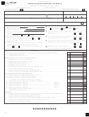 Form Fit-20 - Indiana Financial Institution Tax Return - 2009 Printable pdf