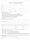Adult In Camp Compliance Form - Boy Scouts Of America - Texas