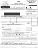 Tiffin Income Tax Return Form - 2015