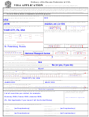Visa Application Sample - Embassy Of The Russian Federation In Usa