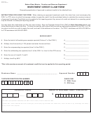 Form Rpd-41212 - Investment Credit Claim Form