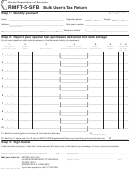 Form Rmft-5-sfb - Bulk User's Tax Return 1999