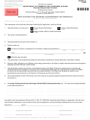 Form X-6 - Application For Foreign Partnership Withdrawal