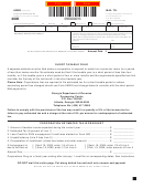 Form 602es - Corporate Estimated Tax Form - 2005
