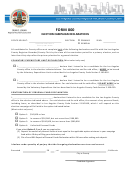 Form 800 - Election Campaign Declarations