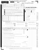 Form 80-270-11-8-1-000 - Mississippi Non-resident / Part-year Resident Individual Income Tax Return - 2011