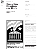 Publication 547 - Casualties,disasters,and Thefts - 2002