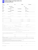 Kiddi Kollege Learning Center Inc. Enrollment Form