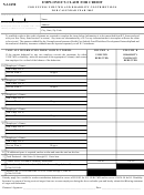 Form Nj-2450 - Employee's Claim For Credit - 2005