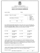 Sales & Use Tax Release Certificate - Connecticut Department Of Revenue Services