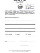 Registered Agent For Foreign And Domestic Corporations - Secretary Of State Montana