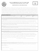 Form Tc140 - Certificate Of Litigation Status - 2000
