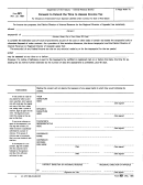 Form 921 - Consent To Extend The Time To Assess Income Tax - Internal Revenue Service