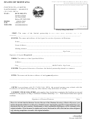 Form Dlp-1 - Certificate Of Limited Partnership - Domestic - State Of Montana