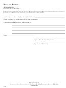 Application For Certificate Of Existance