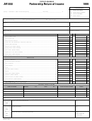 Form Ar1050 - Partnership Return Of Income - 1999 Printable pdf