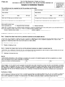Fillable Form-1001 - Certificate Of Sales Tax, Diesel Motor Fuel Tax And Petroleum Business Tax Exemption For Interdistributor Transaction Printable pdf
