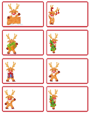 Deer Gift Card Template