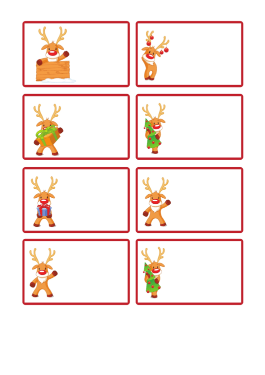 Deer Gift Card Template Printable pdf