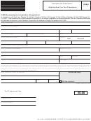 Form Tc-2001 - Application For Tax Clearance
