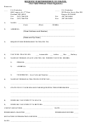 Request For Permission To Travel Form