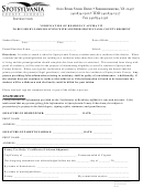Verification Of Residency Affidavit