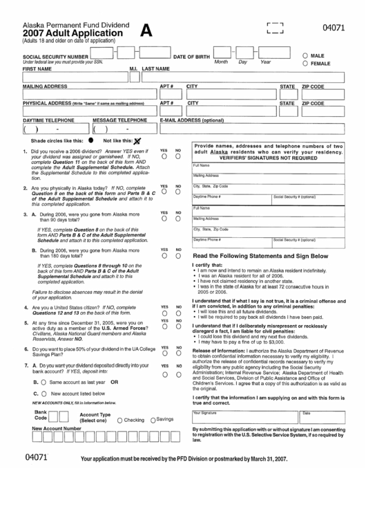 Pfd Application Form Printable Printable Forms Free Online 7295