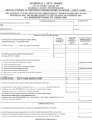 Schedule L Of P-1040(r) - City Of Pontiac Income Tax