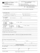 Form Fr-164 - Application For Exemption