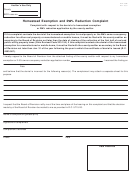 Form Dte 106b - Homestead Exemption And 22% Reduction Complaint
