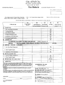 Form 2004tx - Tax Return - City Of Pell City