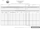 Form Wv/mft-501d - Distributor Schedule Of On-highway Exempt Fuel Disbursements - 2003